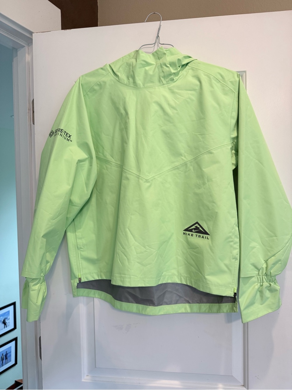 Nike Trail Bright Green Goretex Waterproof Jacket